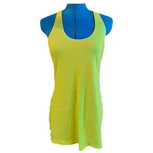 Lululemon Cool Racerback Split Pea Yellow Special Edition Bonded Tank Top